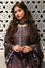 Cross Stitch Winter Unstitched 26 DEEP WALNUT-3PC MARINA EMBROIDERED SUIT– Untitled-1 0008 7I0A