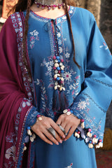 Cross Stitch Winter Unstitched 26 OCEAN REVERIE-3PC KHADDAR EMBROIDERED SUIT– Untitled-1 0011 7I0A3033