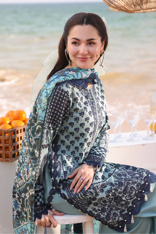 Hania Luxury Lawn’25 by Imrozia | SL 75A