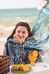Hania Luxury Lawn’25 by Imrozia | SL 75A
