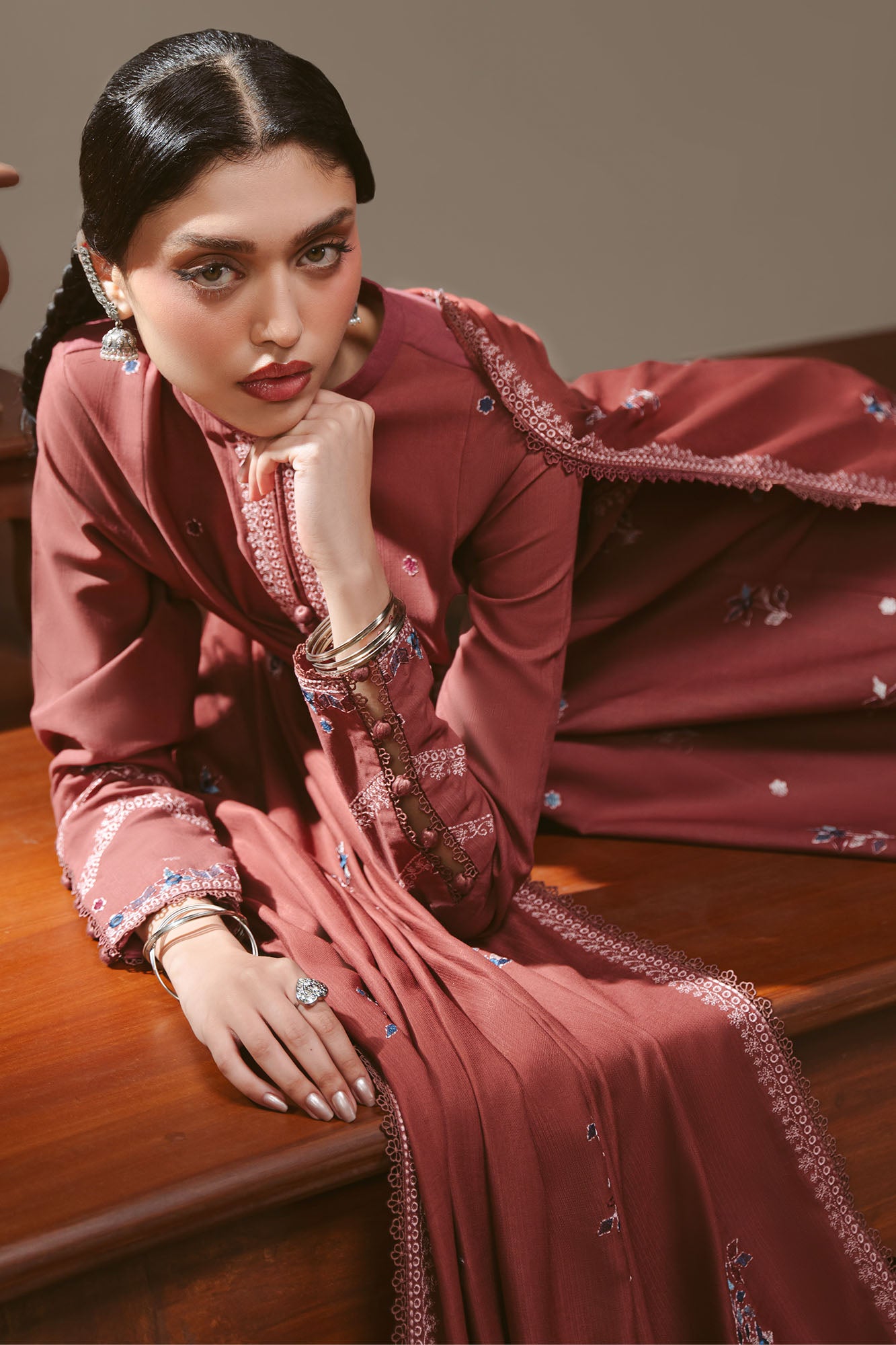 Cross Stitch Winter Unstitched 26 AMBER TAPESTRY-3PC KHADDAR EMBROIDERED SUIT– Untitled-1 0059 DSC01023