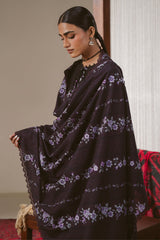 Cross Stitch Winter Unstitched 26 SABLE FLORET-3PC KHADDAR PRINTED SUIT– Untitled-1 0073 DSC00631