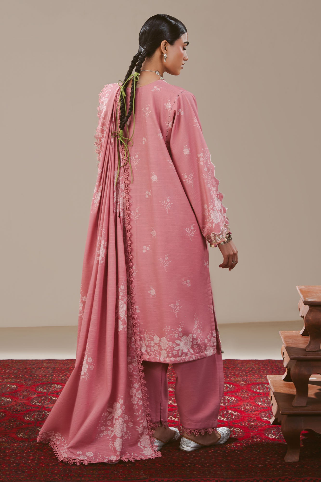 Cross Stitch Winter Unstitched 26 PINK ALLURE-3PC KHADDAR PRINTED SUIT– Untitled-1 0085 DSC00283