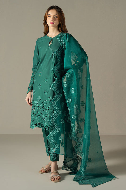Chikankari Lawn by Cross Stitch 2025 | VERDENT FLORA