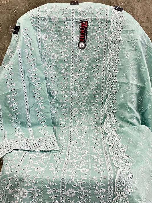 Cotton Suits with heavy embroidery
