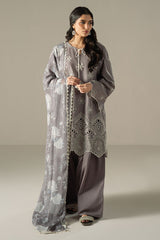 Chikankari Lawn by Cross Stitch 2025 | WHISPER ASH