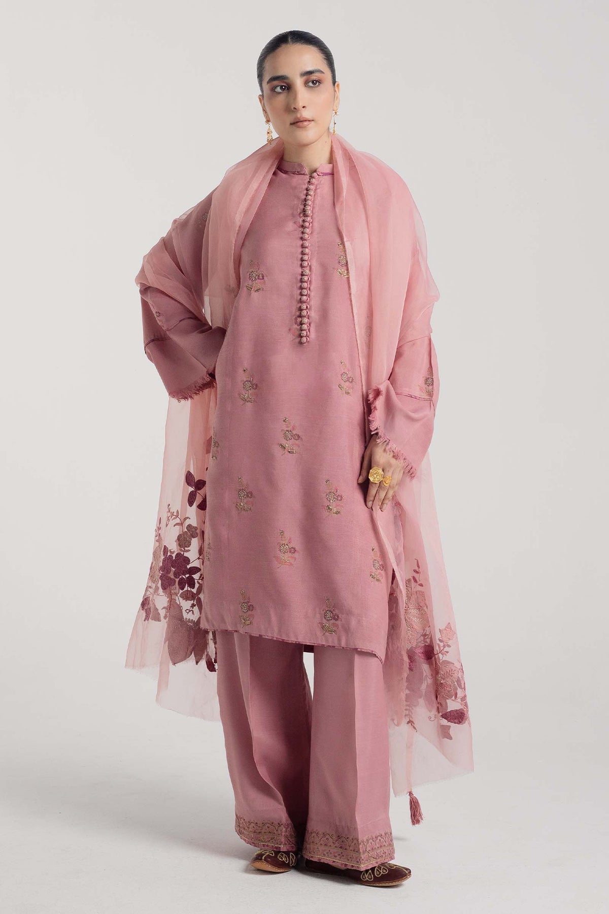 Handcrafted by Zara Shahjahan Ready to Wear | Pret | Fully Stitched | ZHC-050