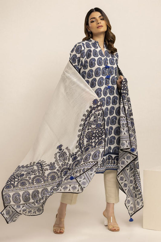 Khaadi Winter Story | 2023 Collection | ak231002_off-white