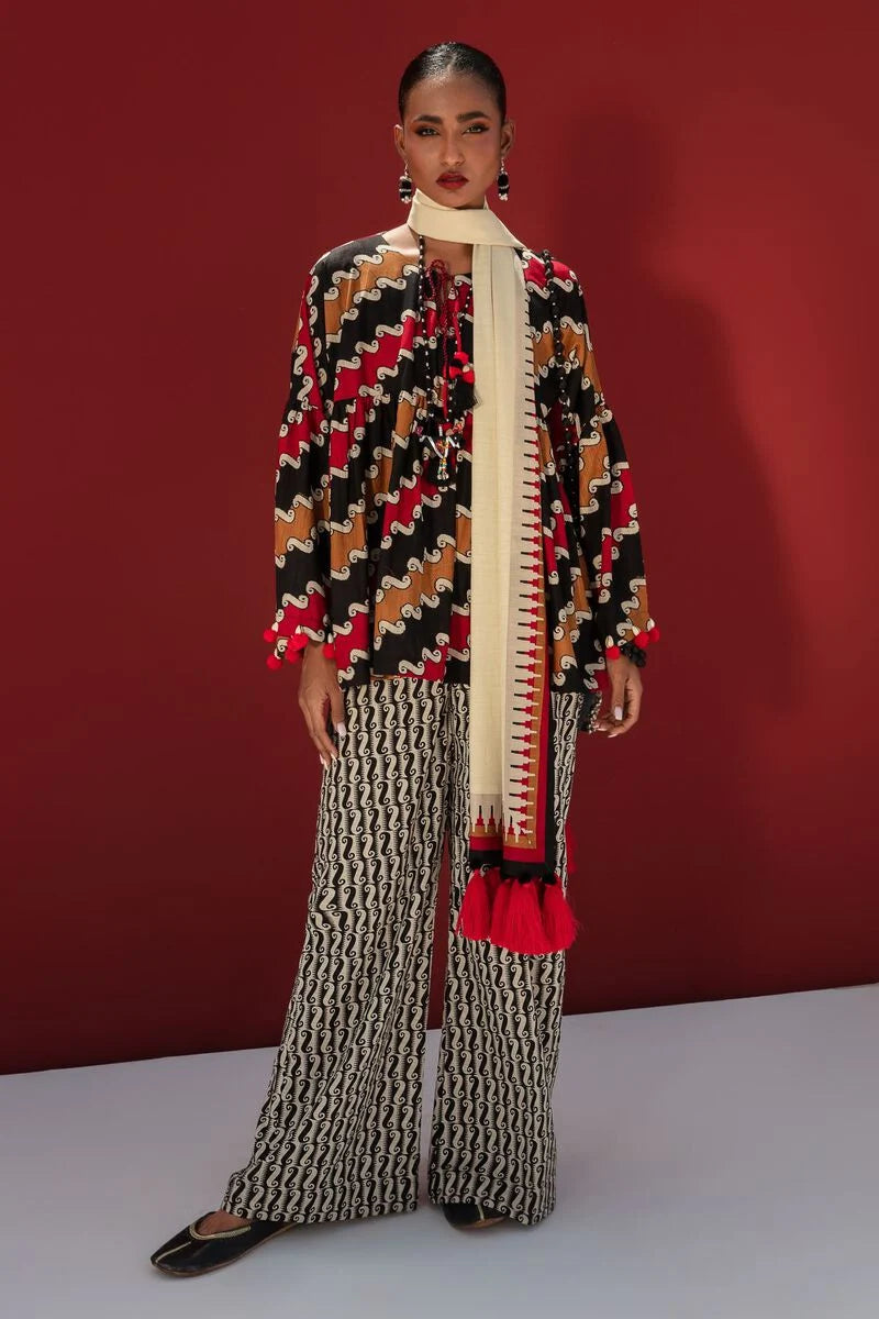 Khaadi Winter Story | 2023 Collection | alk231018_black