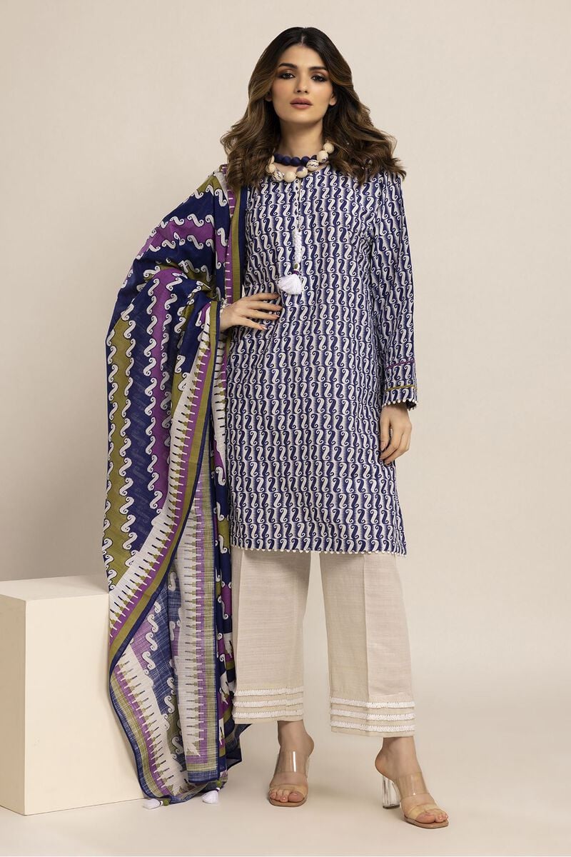 Khaadi Winter Story | 2023 Collection | alk231018_blue