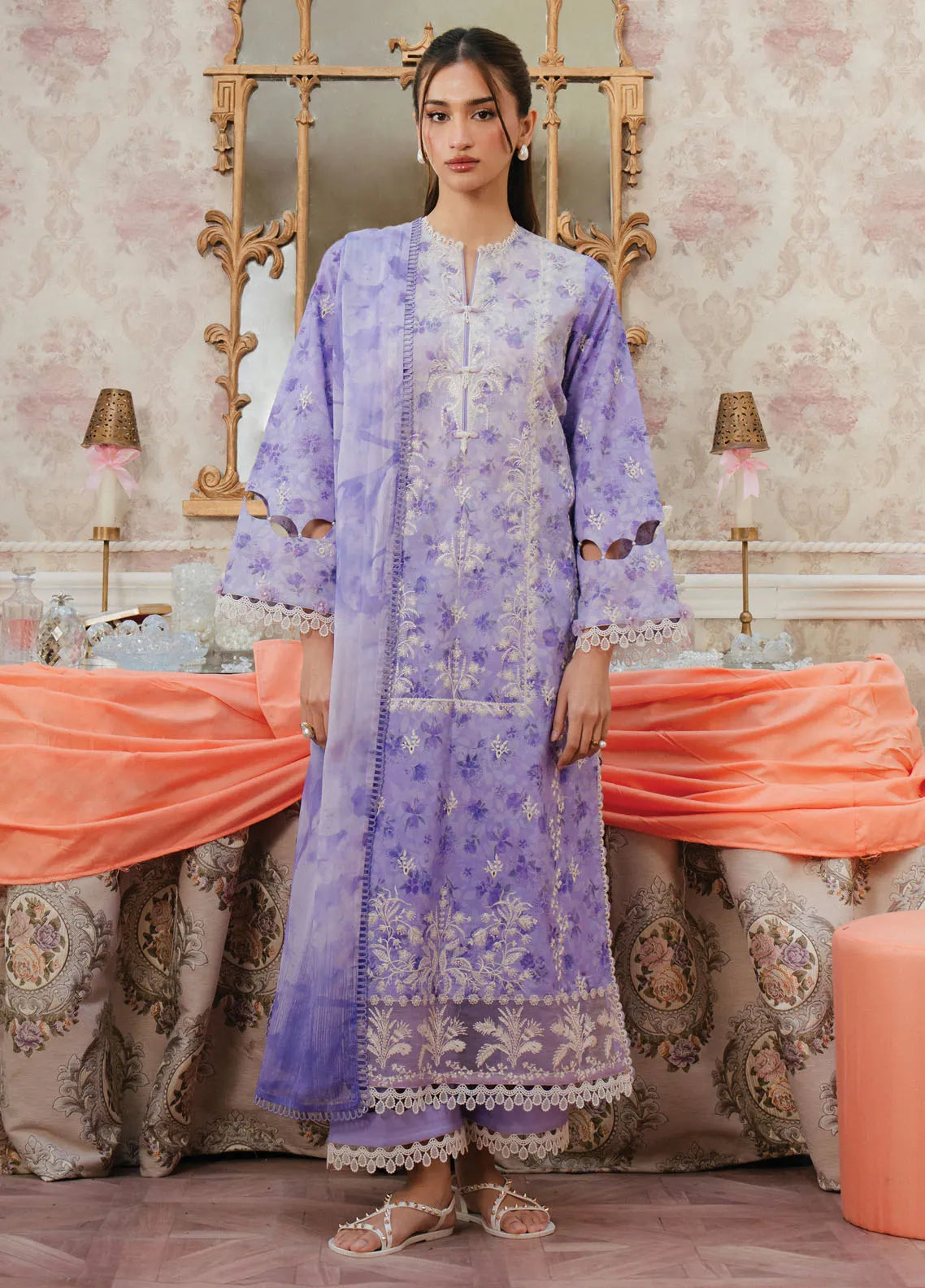 Ayzel by Afrozeh Printed Lawn Suit | D-10