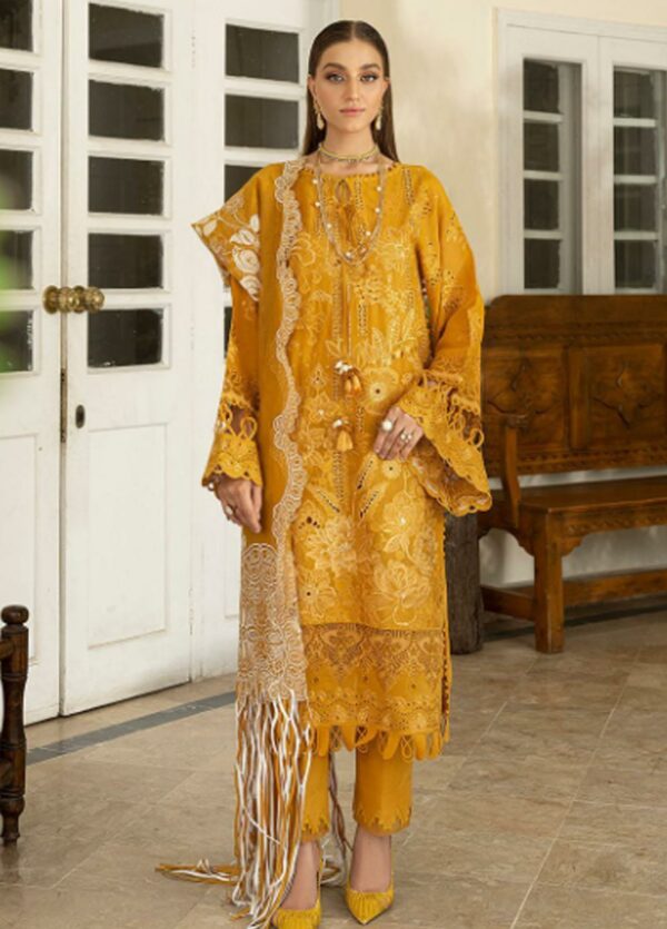 Baroque Embroidered Swiss Lawn Collection 23 | BQU-SL11-D06