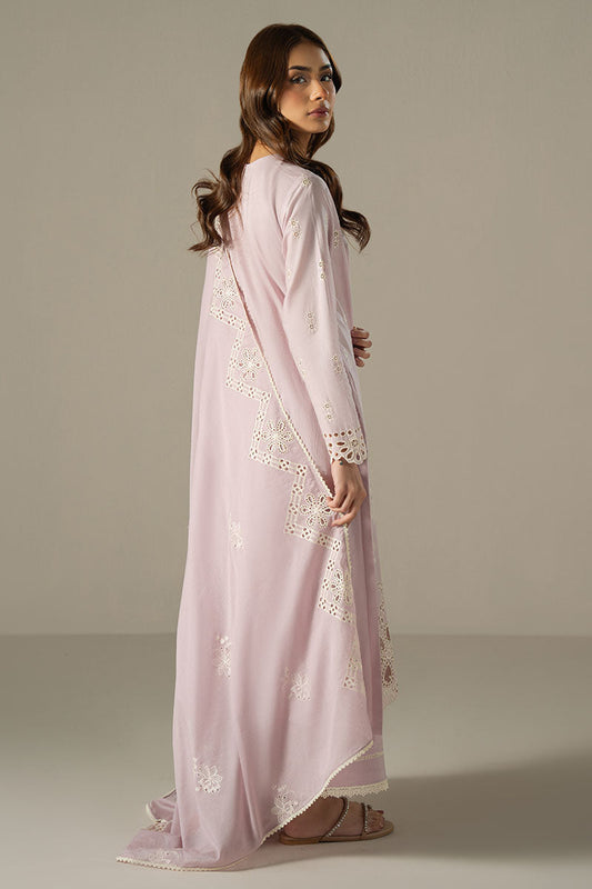 Chikankari Lawn by Cross Stitch 2025 | LILAC BLOOM