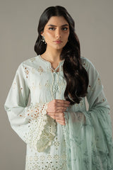 Chikankari Lawn by Cross Stitch 2025 | BLUE AURA