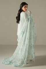 Chikankari Lawn by Cross Stitch 2025 | BLUE AURA