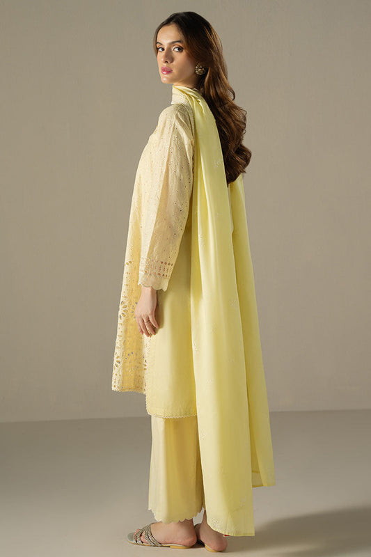 Chikankari Lawn by Cross Stitch 2025 | LEMON ZEST