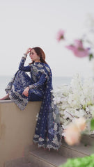 Qalamkar Luxury Lawn | Sahil 2025 | FK-05 AURORA