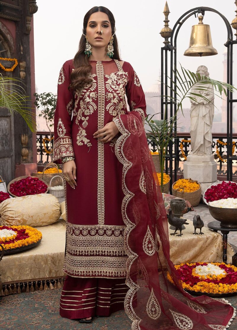 Durnaz By Sahane Embroidered Missouri Suits Unstitched 3 Piece