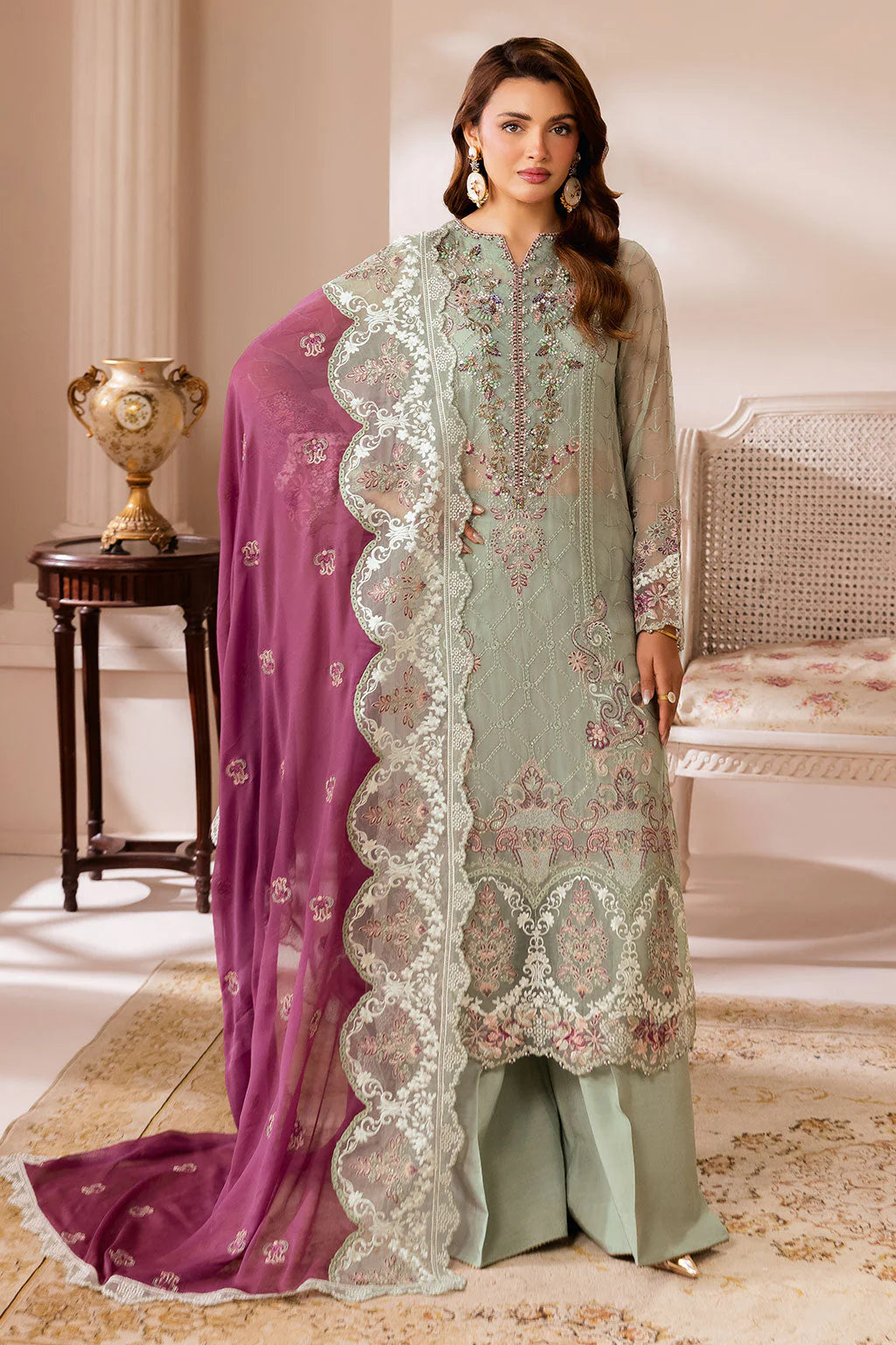 Ramsha Satrangi Chiffon Collection 2026 || ST-104