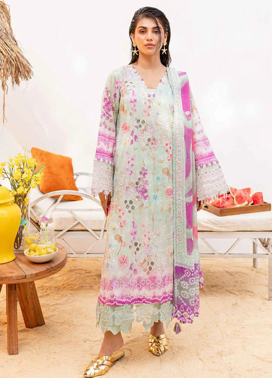 Gardenia By Nureh Embroidered Lawn | NS-136