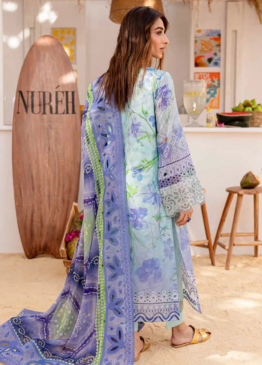 Gardenia By Nureh Embroidered Lawn | NS-130