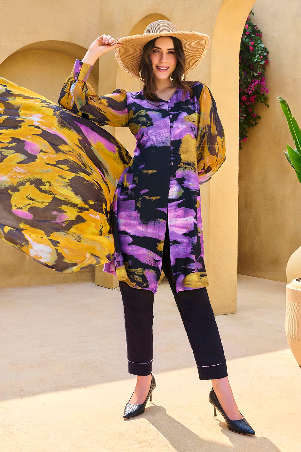 Gul Ahmed The Floral World 2025 | CS-52005