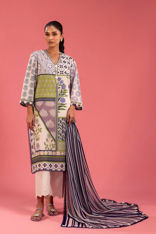 Sana Safinaz Mahay Lawn 2025 Vol 1 | H251-012A
