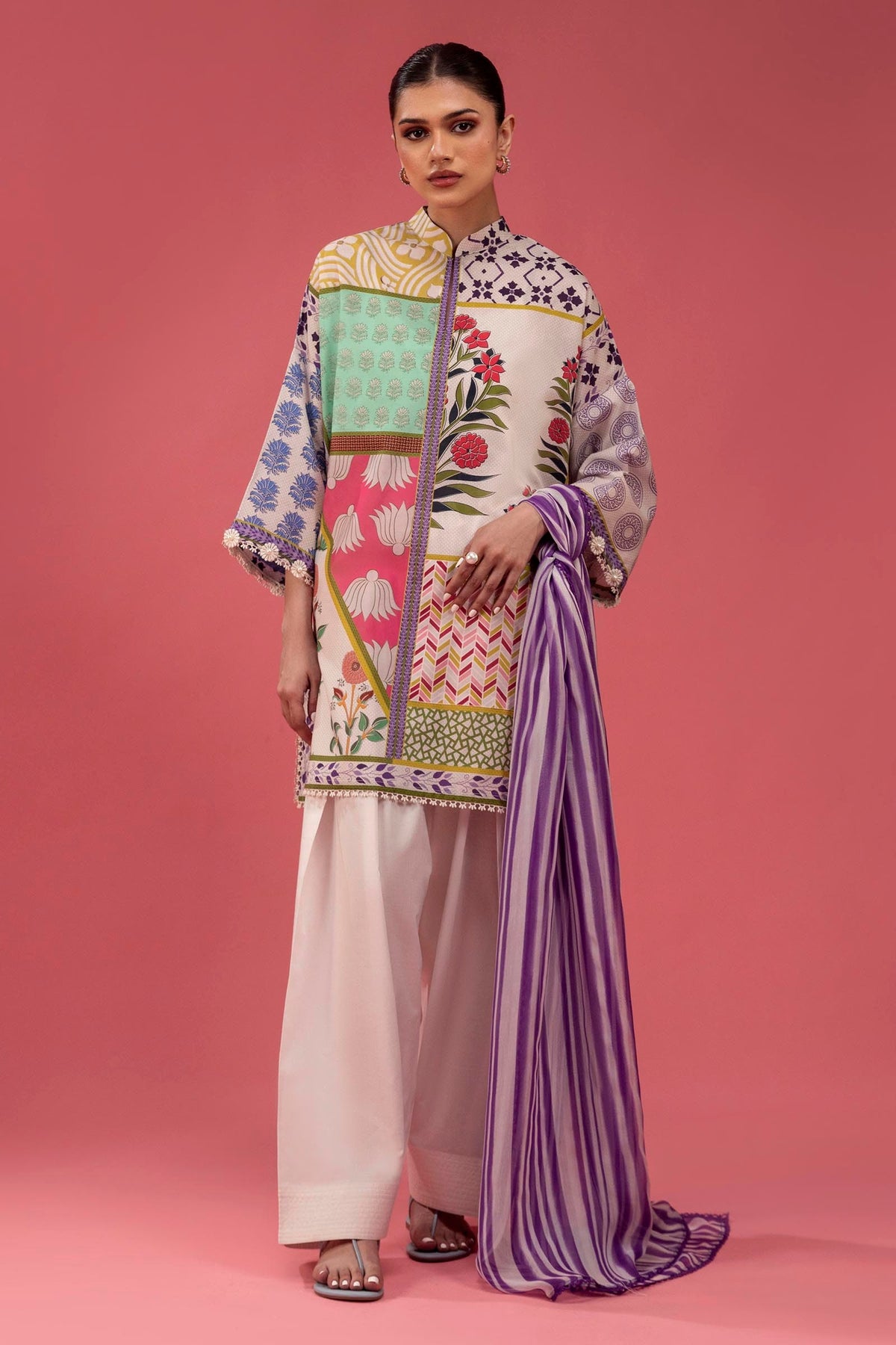 Sana Safinaz Mahay Lawn 2025 Vol 1 | H251-012B