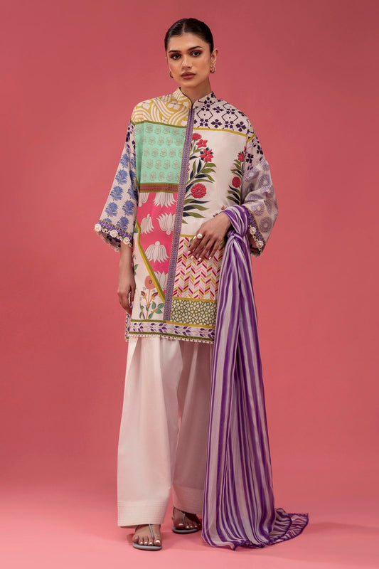 Sana Safinaz Mahay Lawn 2025 Vol 1 | H251-012B