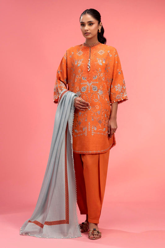 Sana Safinaz Mahay Lawn 2025 Vol 1 | H251-016B