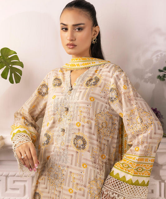 Gul Ahmed Timeless Allure Lawn 2025 | CL 52343