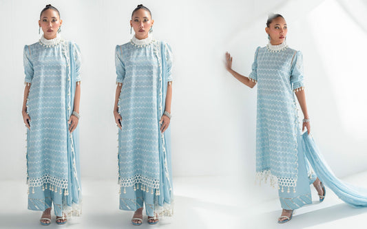 Gul Ahmed Luxury Embroidered Chikankari 2025 | PM 52041