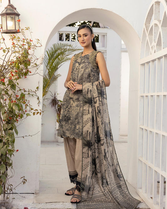 Gul Ahmed Timeless Allure Lawn 2025 | CL 52431