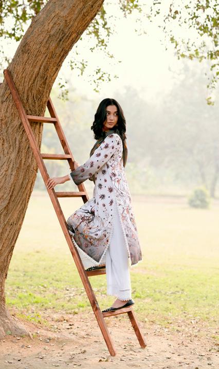 Gul Ahmed Dhoop Kinaray Lawn 2025 | CL52502
