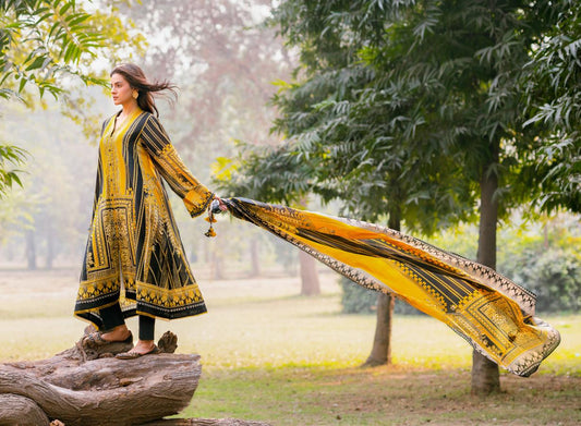 Gul Ahmed Dhoop Kinaray Lawn 2025 | CL52079B
