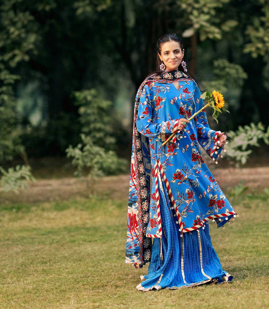 Gul Ahmed Dhoop Kinaray Lawn 2025 | CL52079B