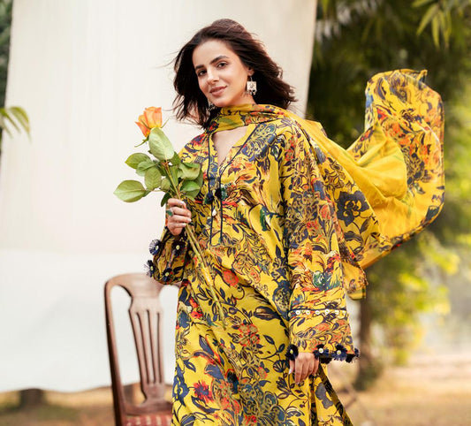 Gul Ahmed Dhoop Kinaray Lawn 2025 | CL52471