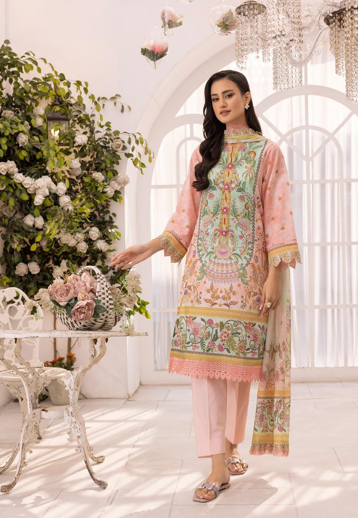 Gul Ahmed Timeless Allure Lawn 2025 | CL 52097