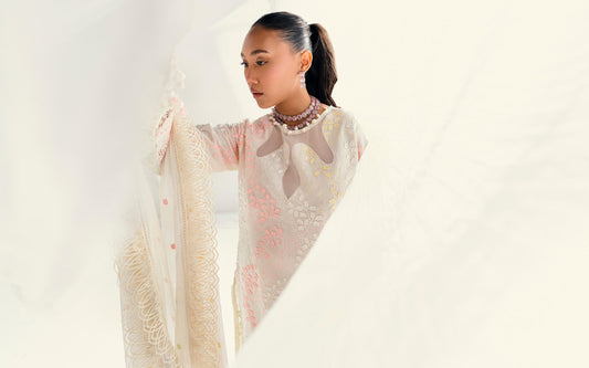 Gul Ahmed Luxury Embroidered Chikankari 2025 | PM 52047