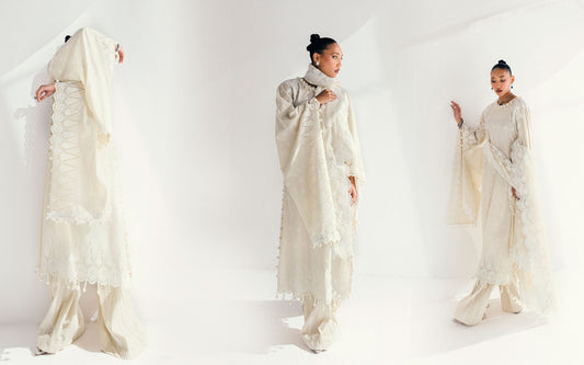 Gul Ahmed Luxury Embroidered Chikankari 2025 | PM 52046