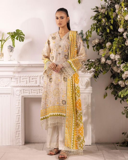 Gul Ahmed Timeless Allure Lawn 2025 | CL 52343