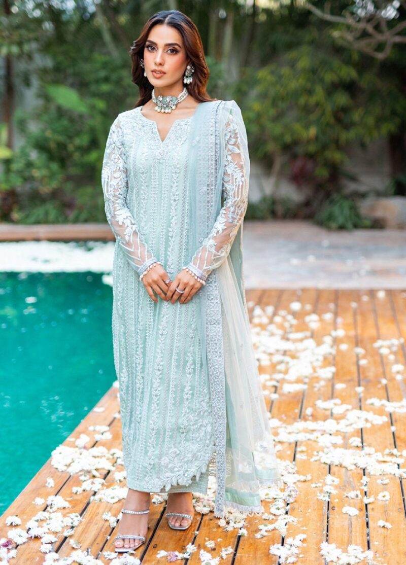 Azure Luxe Embroidered by Ahmed Patel