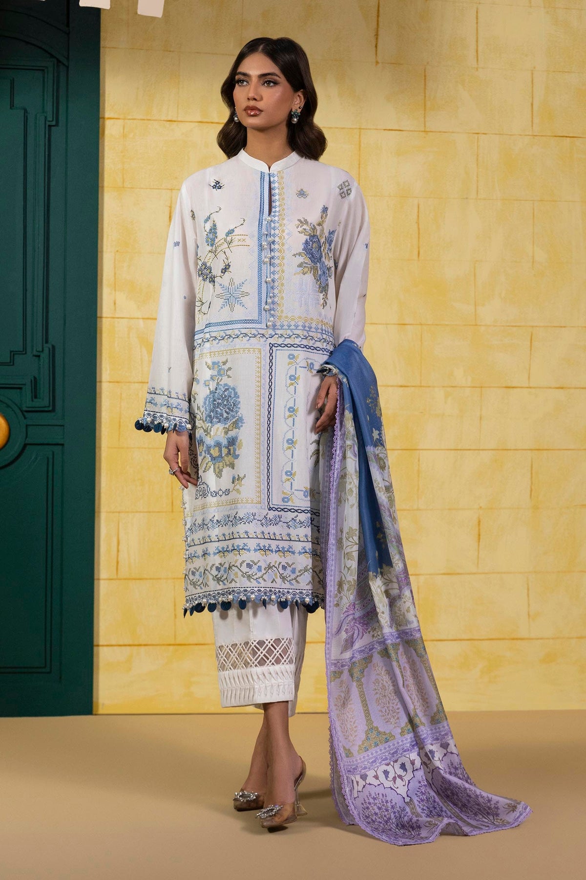 Sana Safinaz Muzlin Lawn 2025 Vol 1 | M251-0018A