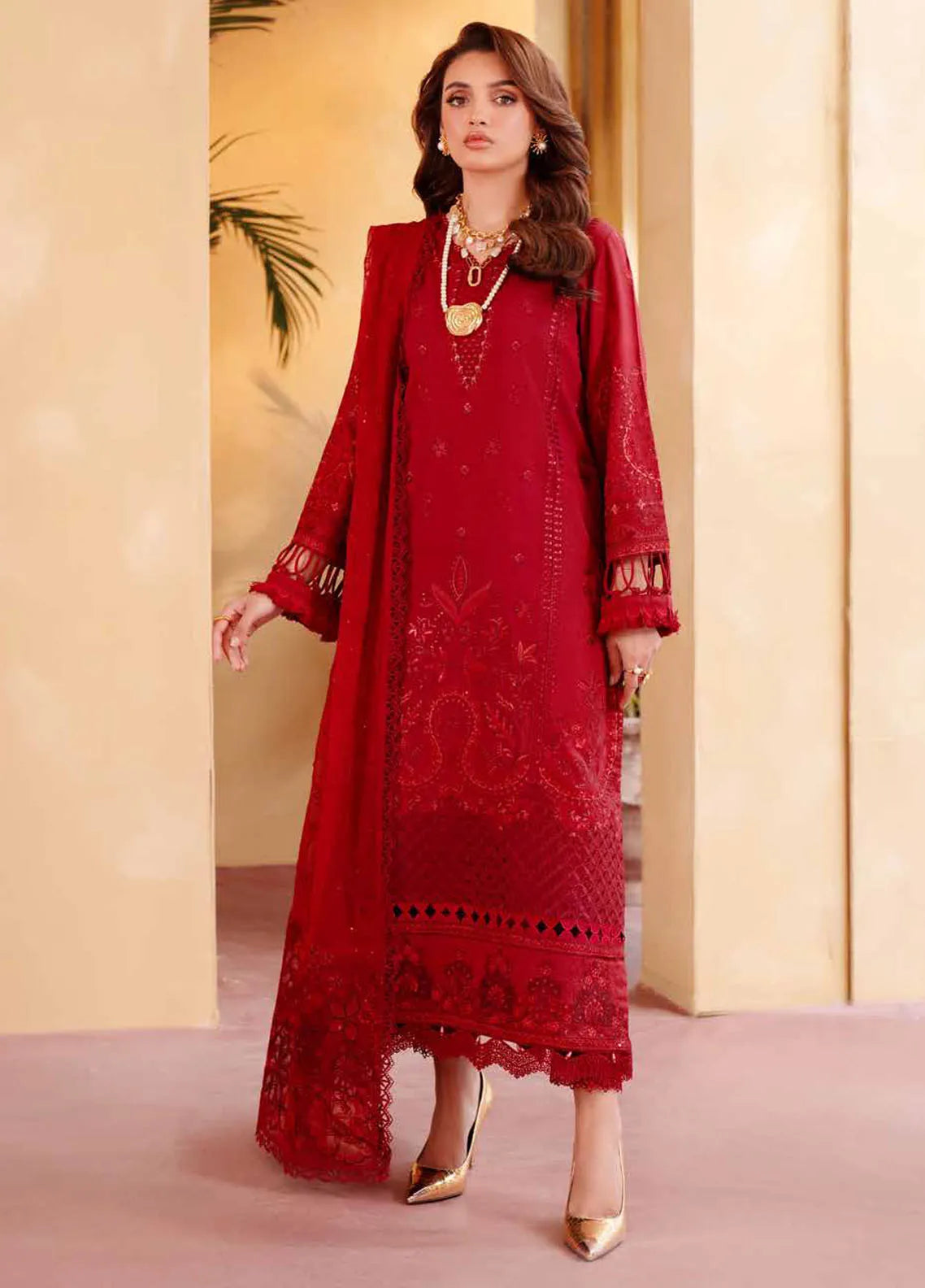 Nureh Embroidered Karandi 2025 | NE 131