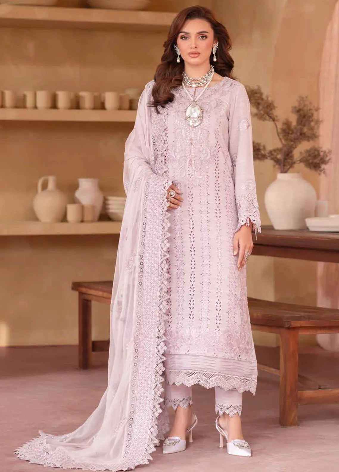 Nureh Embroidered Karandi 2025 | NE 133