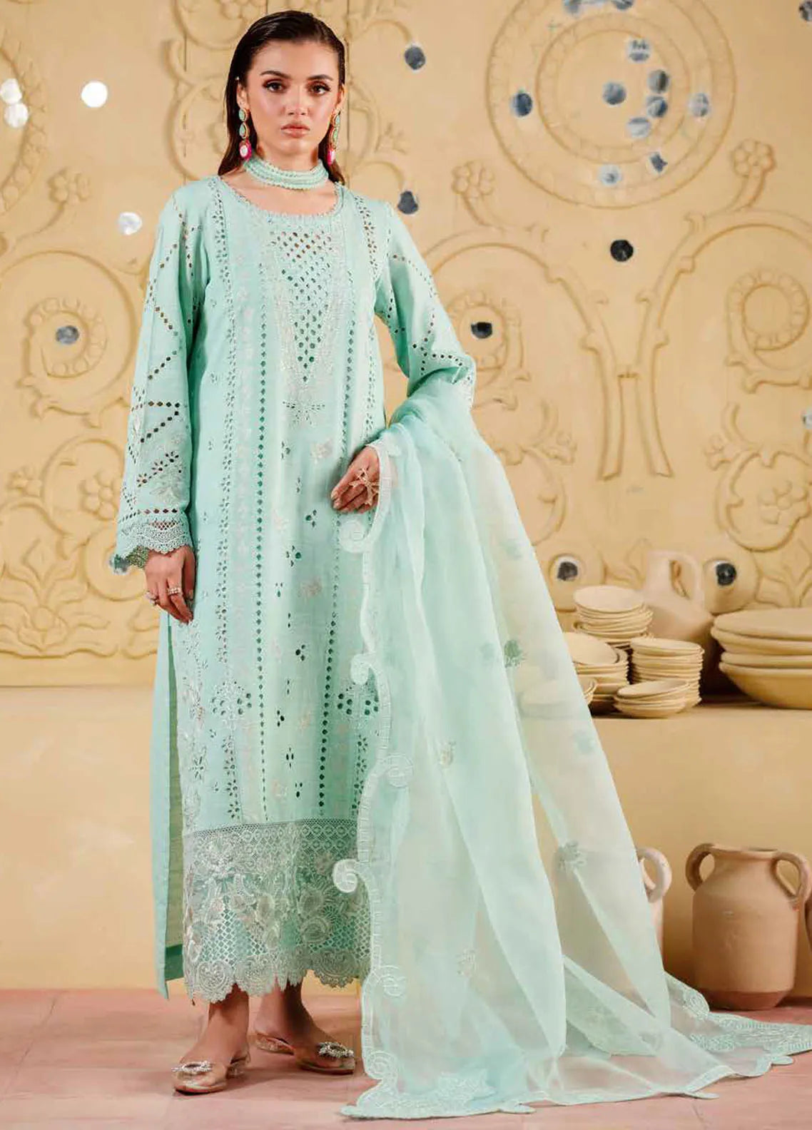 Nureh Embroidered Karandi 2025 | NE 134
