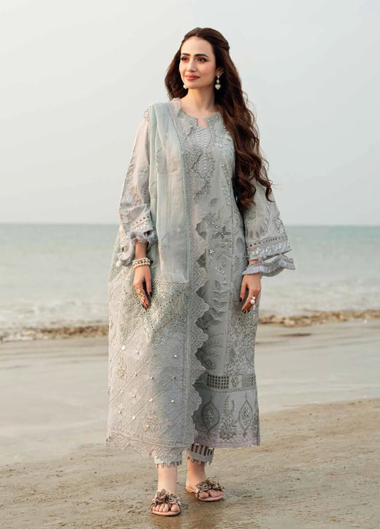 Nureh Chikankari Swiss Lawn 2025 | NE-145
