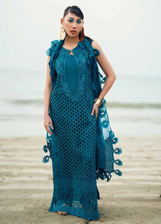 Nureh Chikankari Swiss Lawn 2025 | NE-148
