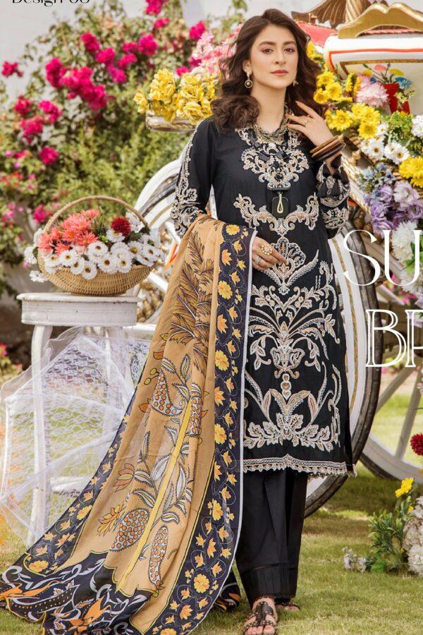 Etoiles By Zebaish Embroidered Lawn 2023| ED-05