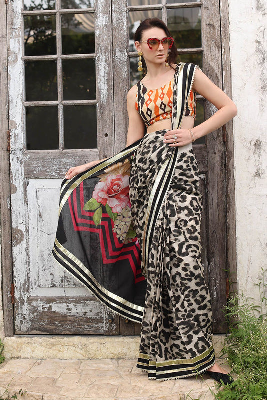 Saree | Gul Ahmed The Joy Of Summer 2025 | SR-52007